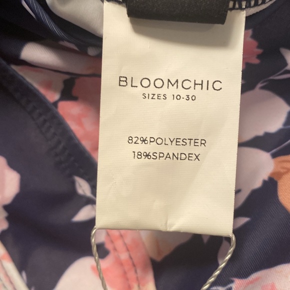 Brand New BloomChic Navy Floral Tankini…size 18-20 - Picture 4 of 4